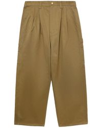 Junya Watanabe - Wide Leg Cotton Trousers - Lyst