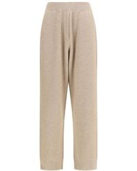 Brunello Cucinelli - Relaxed Elasticated Pants - Lyst