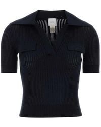 Patou - Embroidered Shirt Collar Polo - Lyst