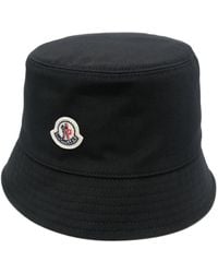 Moncler - Cotton Blend Bucket Hat - Lyst