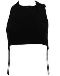 Courreges - Solid Round Neck Top - Lyst