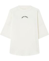 Palm Angels - Logo Crew Neck T-Shirt - Lyst