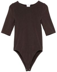 Wolford - Solid Round Neck Top - Lyst
