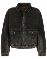 DIESEL - Shirt Collar Jacket - Lyst