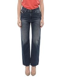 DIESEL - Regular High Rise Jeans - Lyst