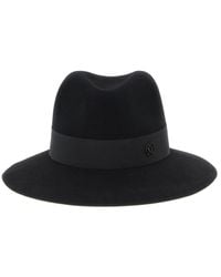 Maison Michel - Logo Fedora Hat - Lyst