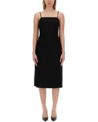 Theory - Midi Dress - Lyst