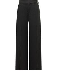Sportmax - Relaxed Flat Front Pants - Lyst