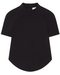 Courreges - Solid Mock Collar Top - Lyst