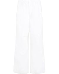 Jil Sander - Elegant Straight Leg Cotton Trousers - Lyst
