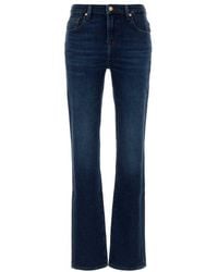 7 For All Mankind - Mid Rise Jeans - Lyst