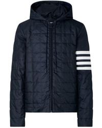Thom Browne - Dark Quilted Hood Jacket - Lyst