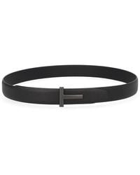 Tom Ford - T Buckle Solid Belt - Lyst