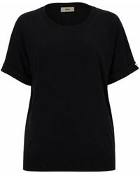 Herno - Round Neck T-Shirt - Lyst