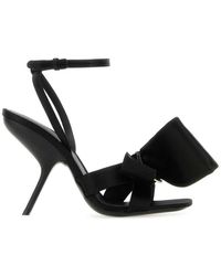 Ferragamo - Salvatore Satin Sandals - Lyst