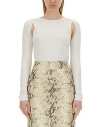 Helmut Lang - Solid Round Neck Sweater - Lyst
