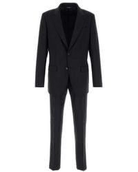 Dolce & Gabbana - Solid Peaked Lapel Suit - Lyst