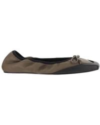 ARMARIUM - Leather Ballet Flats - Lyst