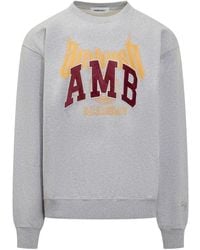 Ambush - Graphic Crew Neck Sweatshirt - Lyst