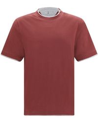 Brunello Cucinelli - T-Shirt Cotton - Lyst