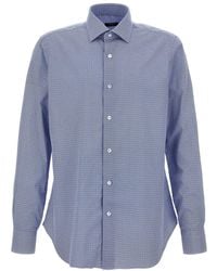 Barba Napoli - Culto Patterned Cotton Shirt - Lyst