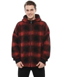 DSquared² - Checks Hooded Jacket - Lyst