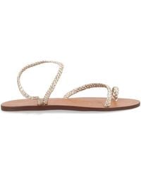 Manebí - Platinum Slip-On Sandals - Lyst