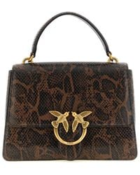 Pinko - Dark Love One Medium Satchel - Lyst