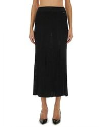 Kiton - Wool Blend Knit Skirt - Lyst