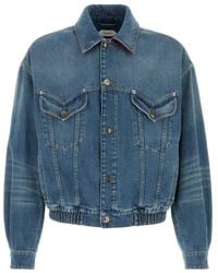Versace - Shirt Collar Jacket - Lyst