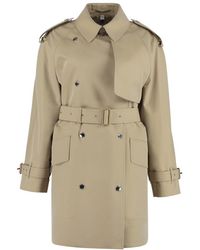 Burberry - Solid Shirt Collar Jacket - Lyst