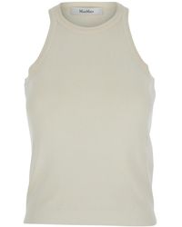 Max Mara - Solid Round Neck Top - Lyst