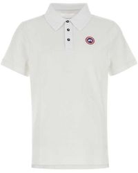 Canada Goose - Beckley Logo Cotton Polo Shirt - Lyst