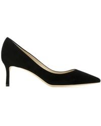 Jimmy Choo - Solid Pointed Toe Pump - Lyst