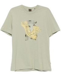 BOSS - Light Graphic T-Shirt - Lyst