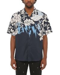 Neil Barrett - Dark Loose Printed Shirt - Lyst