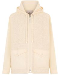 Moncler - Off Textured Hood Jacket - Lyst