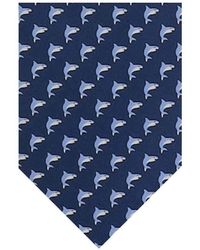 Ferragamo - Animal Print Tie - Lyst