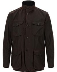 Barbour - Solid Mock Collar Jacket - Lyst