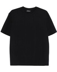Emporio Armani - Regular Textured T-Shirt - Lyst
