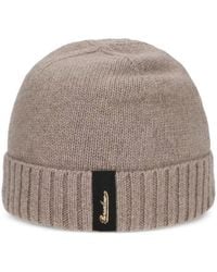 Borsalino - Light Logo Beanie Cap - Lyst