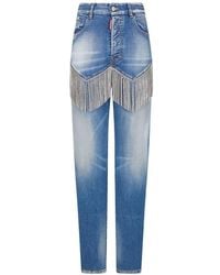 DSquared² - Regular Mid Rise Jeans - Lyst
