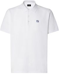 Fendi - Polo With Logo - Lyst