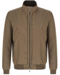 Moorer - Solid Mandarin Collar Jacket - Lyst
