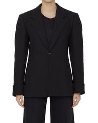 Bottega Veneta - Notched Lapel Blazer - Lyst