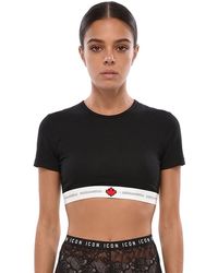 DSquared² - Logo Crew Neck Top - Lyst