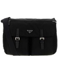Prada - Logo Large Messenger Bag - Lyst
