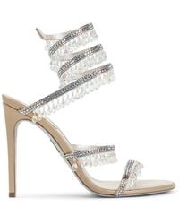 Rene Caovilla - Satin Chandelier High-Heel Sandal - Lyst