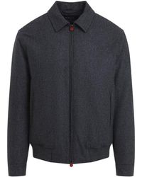 Kiton - Dark Bomber Jacket - Lyst