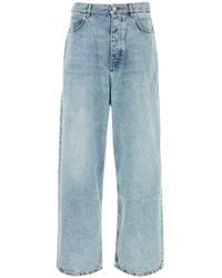 Balenciaga - Denim Baggy Jeans - Lyst